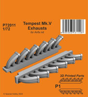 Tempest Mk.V Exhausts (For Airfix Kit)