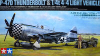 P-47D Thunderbolt Bubbletop And 1/4-Ton 4X4 Light Vehicle