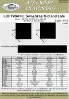 Luftwaffe Swastikas Mid and Late