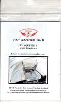 McDonnell Douglas F/A-18 A/B/C/D - HUD Glass (for Academy kits) - Image 1