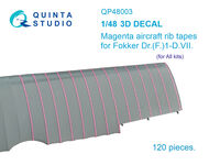 Fokker Dr.(F)I-D.VII - Magenta Rib Tapes - Image 1