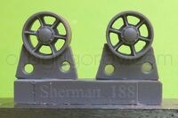 Idler wheels for M4 family, VVSS open spoke (12 per set)