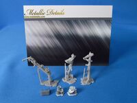 Sukhoi Su-30 SM - landing gears (designed to be used with Kitty Hawk Models kits)