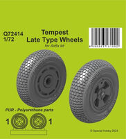 Tempest Late Type Wheels (For Airfix Kit)