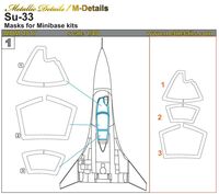 Sukhoi Su-33 Masks (designed to be used with Minibase kits)