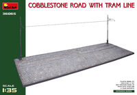 Cobblestone Road with Tram Line - Image 1