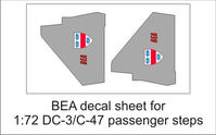 BEA Decal Sheet for DC-3/C-47 Pax Steps