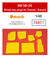 Mil Mi-24 Wheel Bay Plugs (For Zvezda/Eduard)