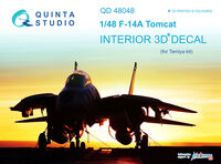 F-14A 3D-Printed & coloured Interior on decal paper - Image 1