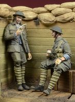 In a Trench - WWI British Infantry at rest