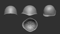 Soviet Helmet SSh-39/40 (Detail) - Image 1