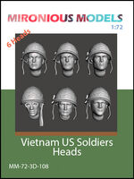 Vietnam US Soldiers Heads - Image 1