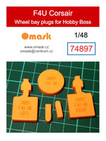 Vought F4U Corsair - Wheel Bay Plugs (for Hobby Boss)