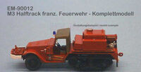 M3 Halftrack French firefighter vehicle - Complete Kit