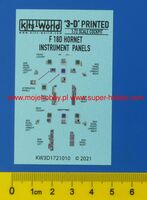 F/A-18 D Hornet (screens off) 3D Full colour Instrument Panels (for Academy, Airfix, Hasegawa, Hobby Boss, Italeri and Kinetic Model kits) - Image 1