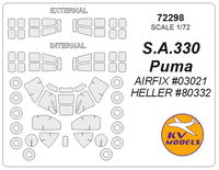 S.A.330 Puma (AIRFIX / HELLER) + wheels masks - Image 1