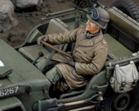 U.S. Jeep driver WWII