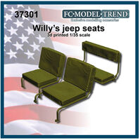 Willys Jeep - Seats (3D-printed) - Image 1