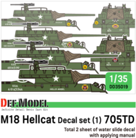 WWII US M18 Hellcat 705TD set