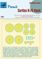 Camouflage mask for Curtiss H-75 Hawk AZ Model - Image 1