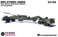 M65 ATOMIC ANNIE Gun, Heavy, Motorized, 280mm Travelling Mode