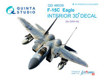 F-15C 3D-Printed & coloured Interior on decal paper - Image 1