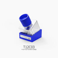 Anti-Toppling Adhesive Bottle Base (1 Bottle Position Blue)