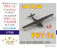 US Navy WWII PBY-5 A Catalina Seaplane (2 set - 3D Printed Model Kit) - Image 1